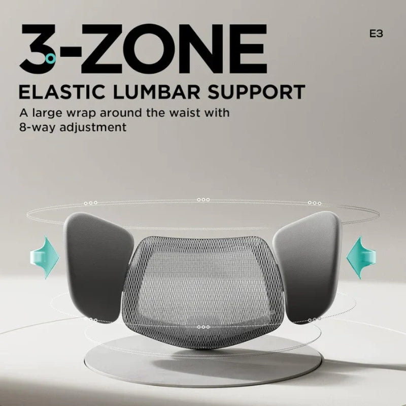 Ergonomic Black White Chair