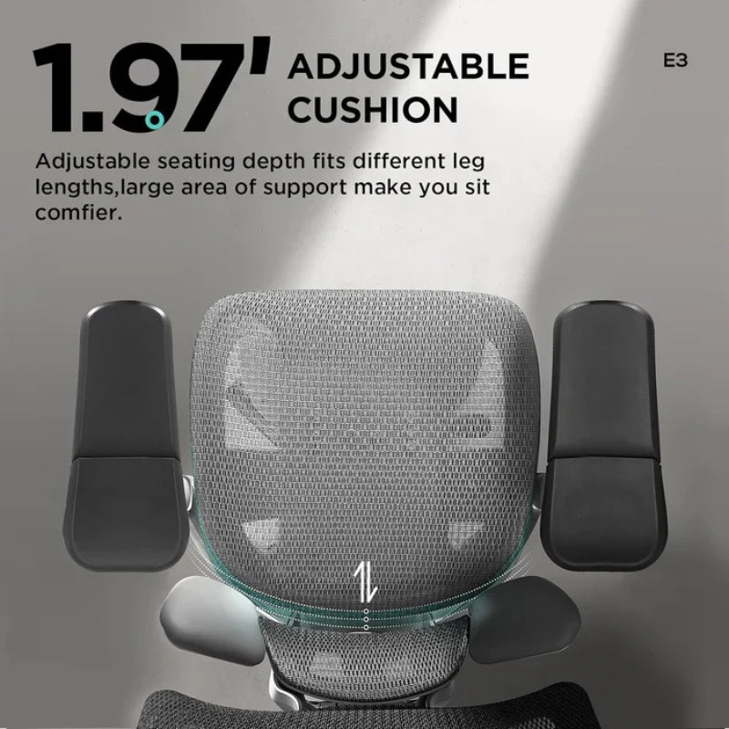 Ergonomic Black White Chair