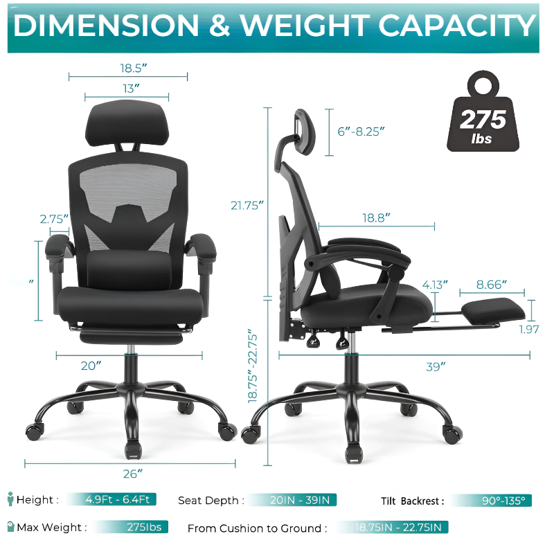 Ergonomic Mesh Office Chair