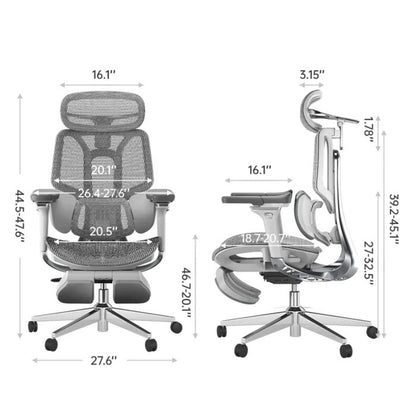 Ergonomic Black White Chair