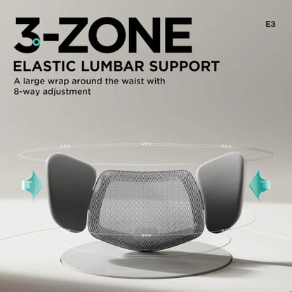 Ergonomic Black White Chair